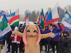 18 февраля на спортивных площадках г.Людиново прошли 16-е зимние сельские игры
